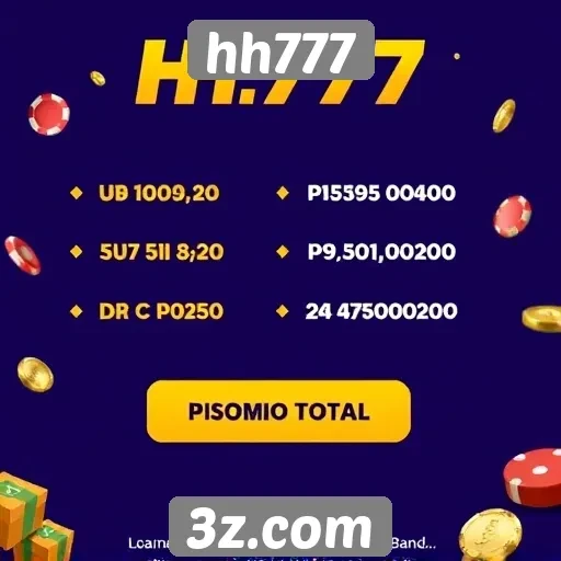 Promoções e bônus atraentes do site hh777